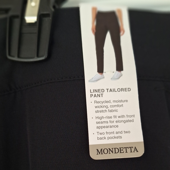 NWT Mondetta Black Travel Pants - Picture 3 of 12